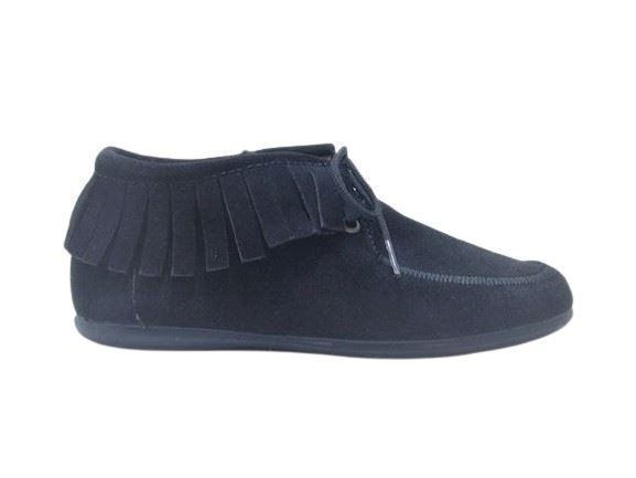 Chuches Zapato Abotinado Flecos Negro - Imagen 3