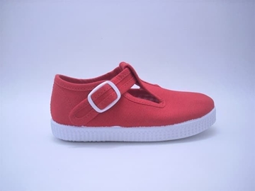 Batilas Pepito Bebé Lona Rojo - Imagen 1