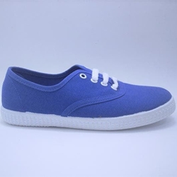 Batilas Zapatillas niños Lona Azulón cordón - Imagen 1