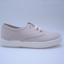 Batilas Zapatillas niños Lona Piedra cordón - Imagen 1