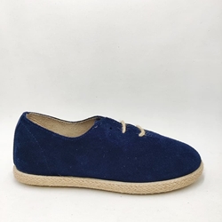 Batilas Zapato estilo Yute niños Serraje Azul Marino - Imagen 2