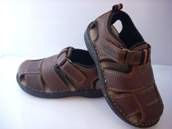 Barritos Sandals for boys Brown leather - Image 2