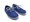 Batilas Navy Blue Linen Children's Sneakers - Image 2