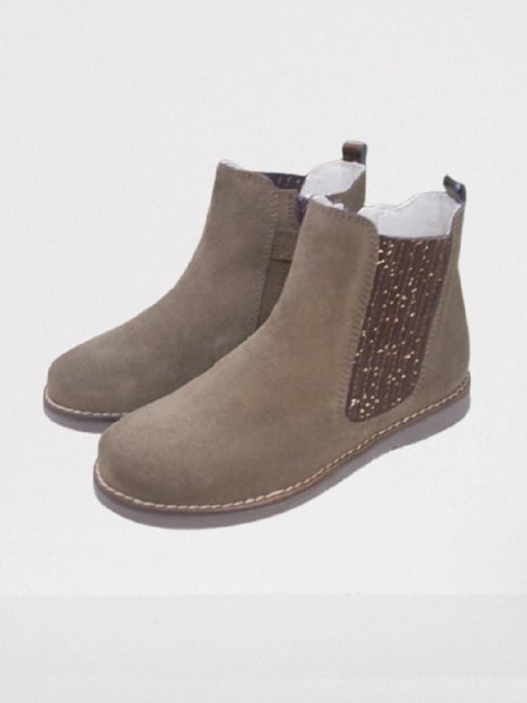 Beberlis Girl's Camel Chelsea Boot - Image 1