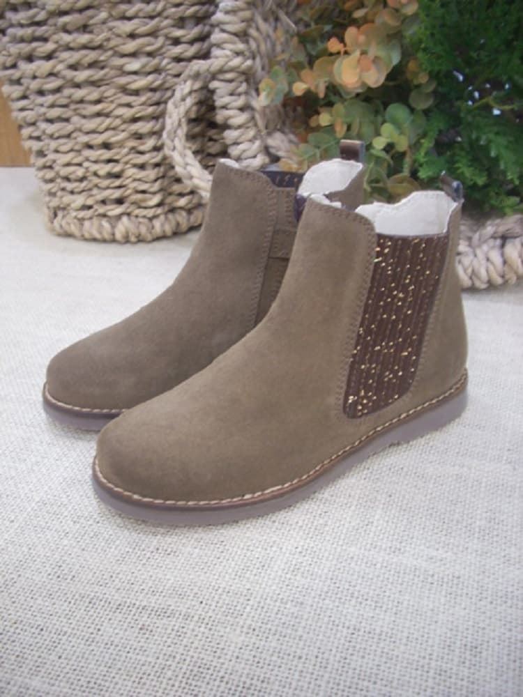 Beberlis Girl's Camel Chelsea Boot - Image 4