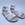 Beberlis White girl sandals with closed heel - Image 1