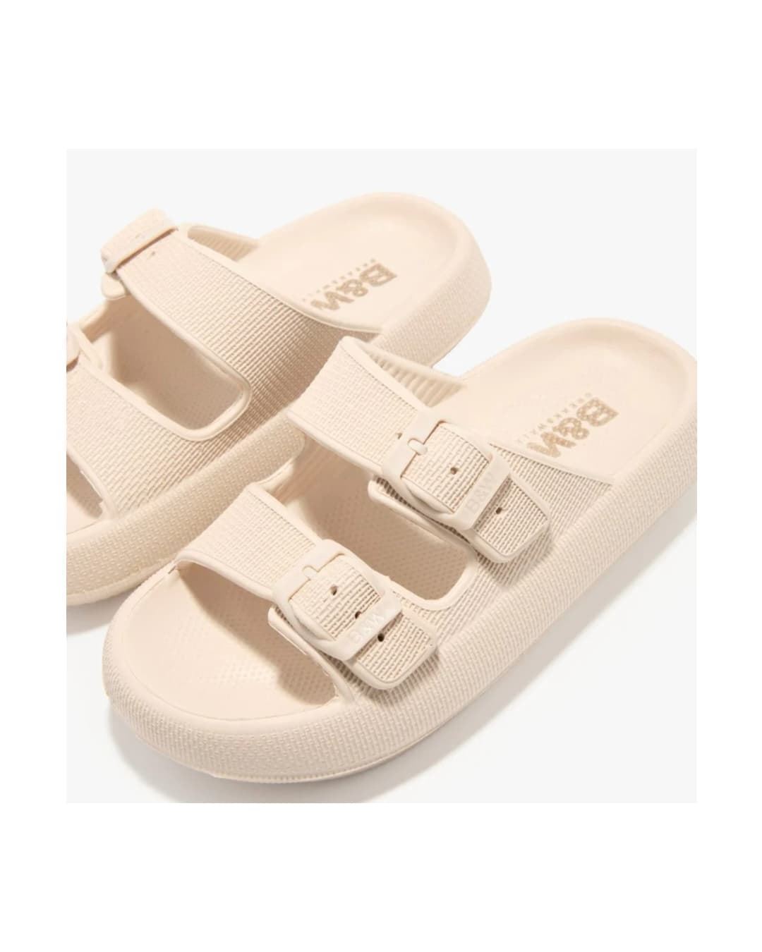 Conguitos Double Buckle Sandals Beige - Image 4