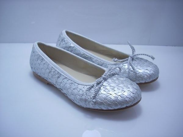 Crazy Goose Ballerina Girl Leather Silver - Image 3