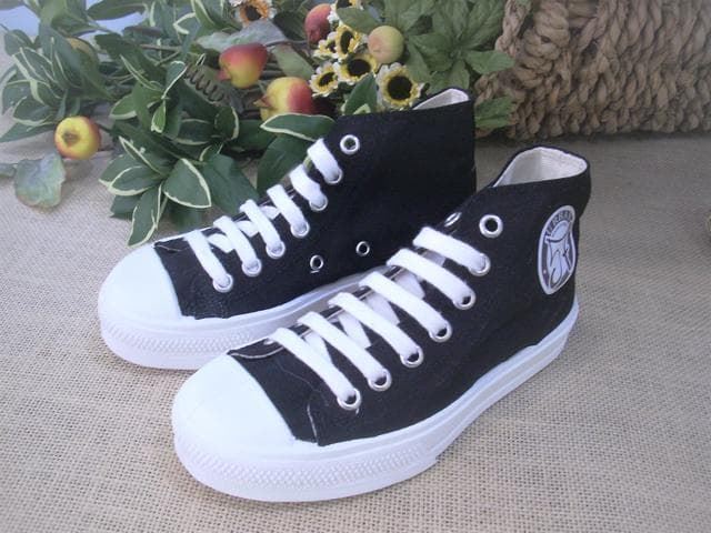 Eli Canvas high top sneakers Black - Image 2