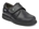 Gorilla Black Leather School Shoe with Rubber Toe - Image 1