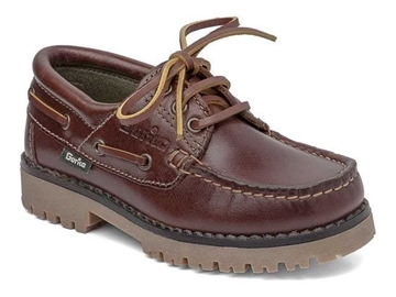 Gorilla Children's Boat Shoes Brown Lace - Image 1