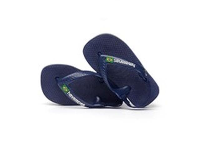 Havaianas Baby Flip Flops Brazil Logo II Navy - Image 2