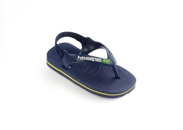 Havaianas Baby Flip Flops Brazil Logo II Navy - Image 4