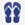 Havaianas Brasil Logo for kids Blue-White - Image 1