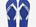 Havaianas Brasil Logo for kids Blue-White - Image 1