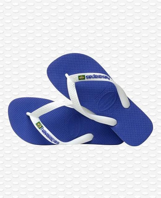 Havaianas Brasil Logo for kids Blue-White - Image 2