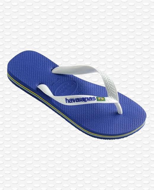 Havaianas Brasil Logo for kids Blue-White - Image 3