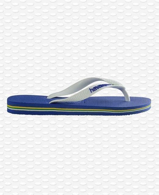 Havaianas Brasil Logo for kids Blue-White - Image 4