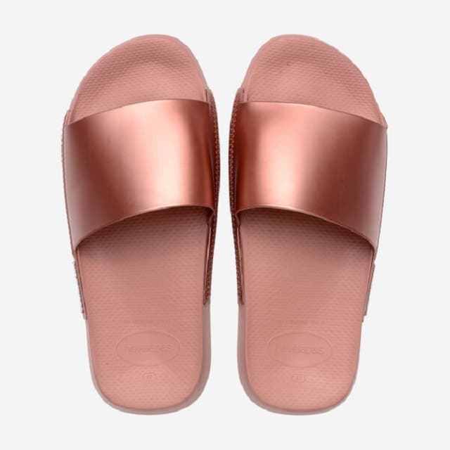 Havaianas Classic Metallic Pink Shoes for girls and women - Image 1