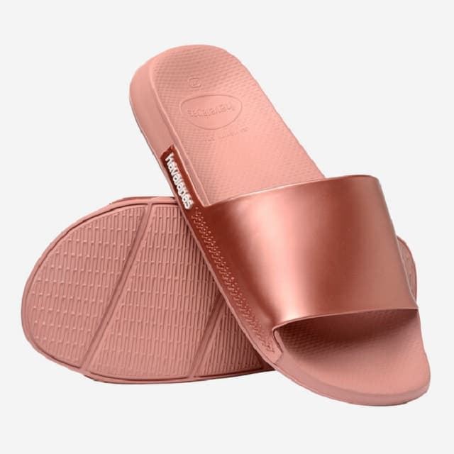 Havaianas Classic Metallic Pink Shoes for girls and women - Image 5