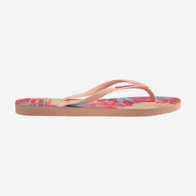 Havaianas Slim Floral pink Flip flops for girls and women - Image 4