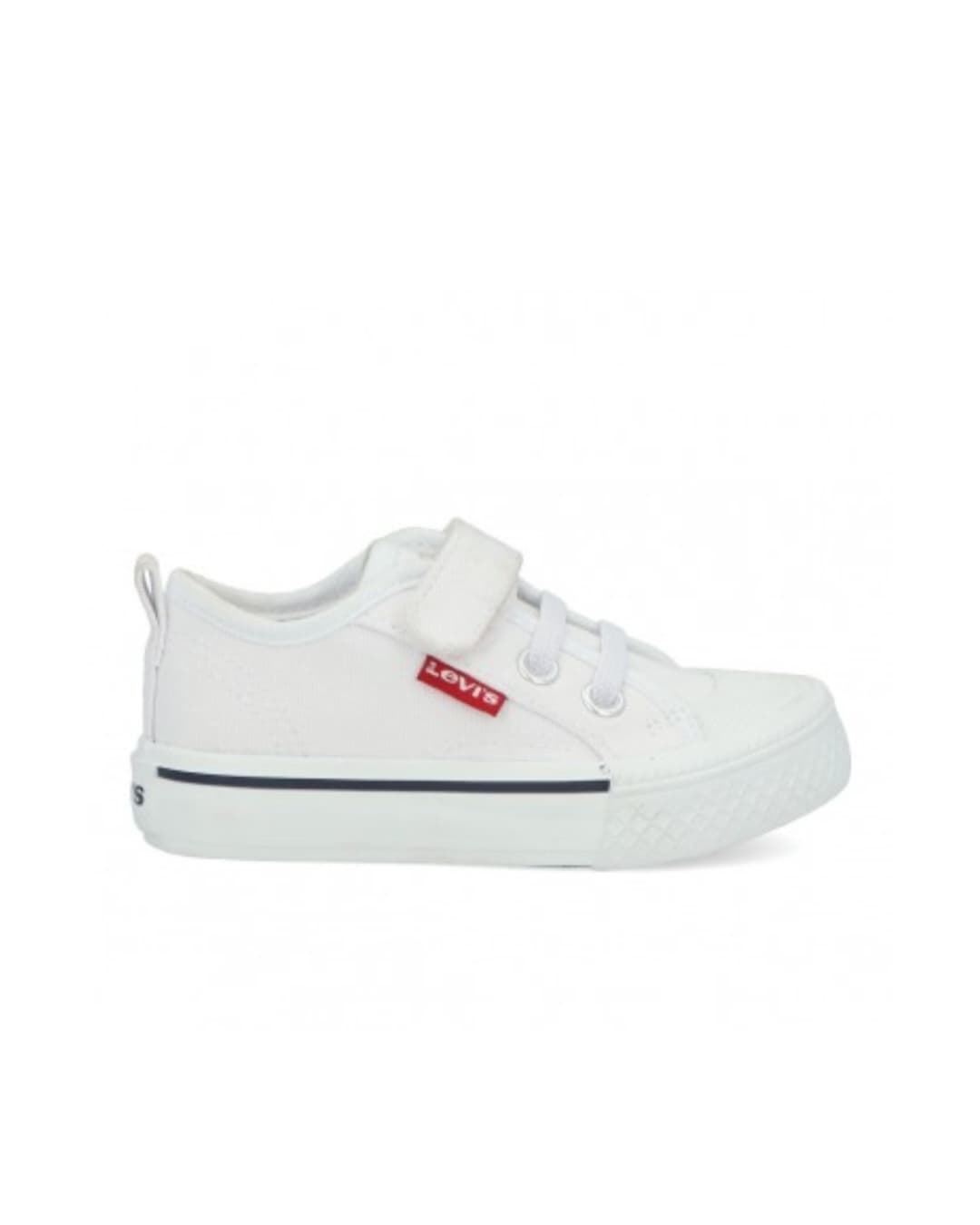 White levi's hot sale canvas shoes