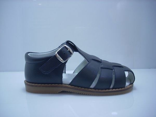 Navy Blue Kids Sandals - Image 1