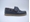 Navy Blue Leather Boat Shoes for Boys with Velcro - Image 1