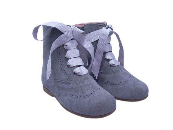 Pascuala Children's Boot Suede Grey - Image 1