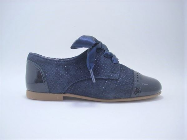 Pirufin Blucher girl Navy Blue - Image 2