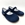 Pirufin Mary Janes for baby girls in Navy Blue suede - Image 1