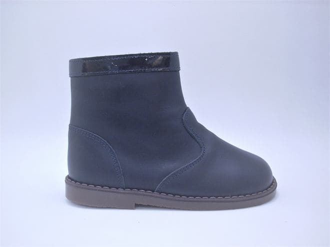 Pirufin Navy Blue Girl's Ankle Boot - Image 1