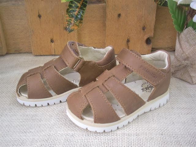 Primigi Brown leather baby sandals - Image 4