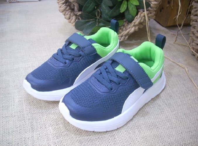 Puma Evolve Run Mesh AC + PS Blue Green Boy's Sneakers - Image 4