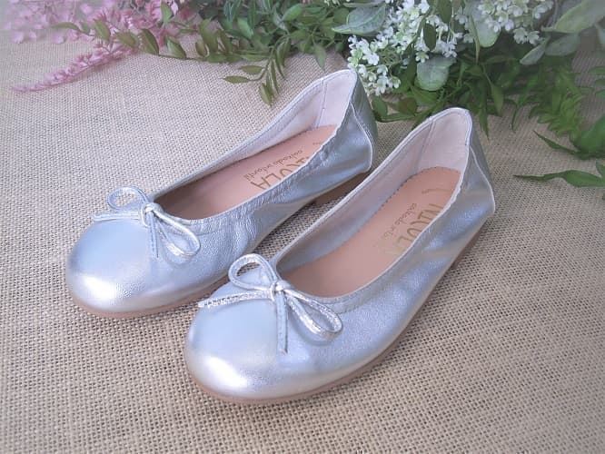 Ruth Secret Girl's Ballerina Skin Silver - Image 4