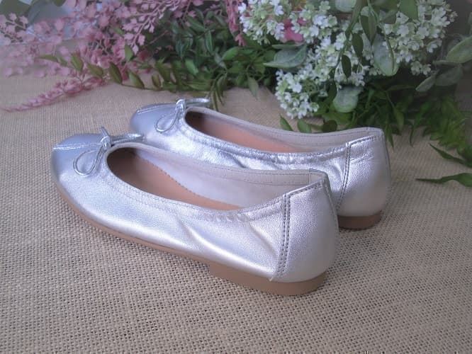 Ruth Secret Girl's Ballerina Skin Silver - Image 5