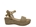 Ruth Secret Taupe-Gold Leather Wedge Sandals - Image 1