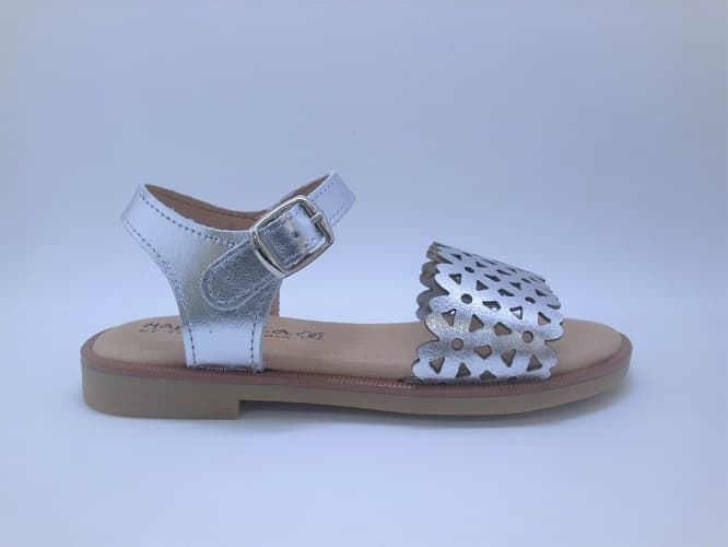 Girls silver flip on sale flops