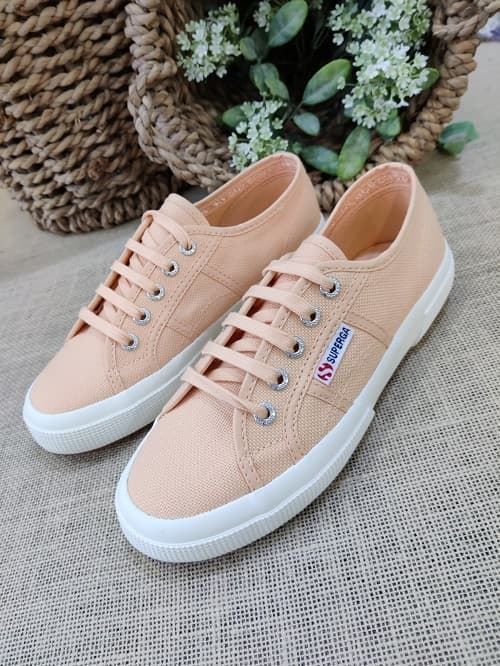 Superga Classic Orange Apricot Sneakers - Image 4