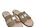 Taupe-Gold combined leather upper sandal Ruth Secret - Image 1