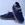 The Chain Boot for children Navy Blue Suede - Image 2