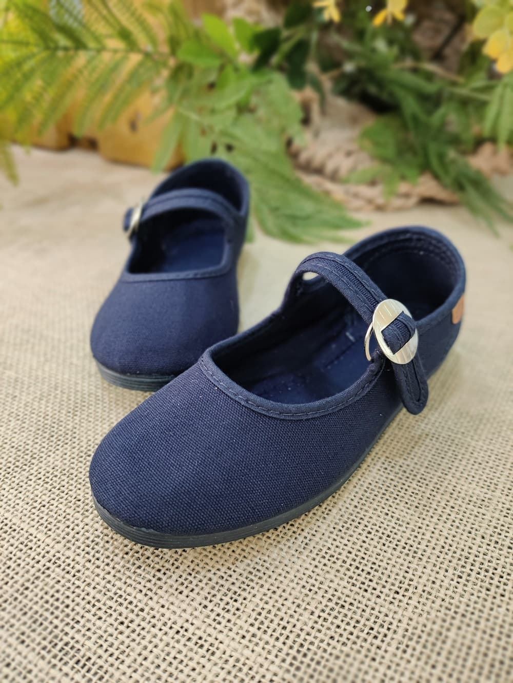 The Merceditas Chain for girls Navy Blue Canvas - Image 6