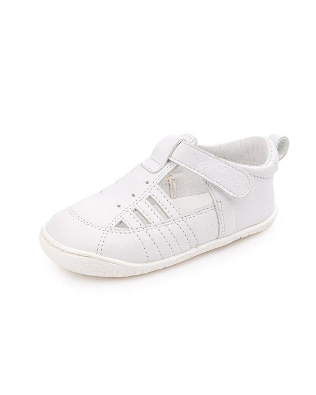 Titanitos Respectful Ezra White Sandals - Image 1