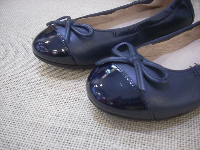 Unisa Navy Blue Girl's Ballerinas - Image 2