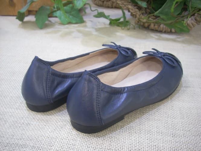 Unisa Navy Blue Girl's Ballerinas - Image 3