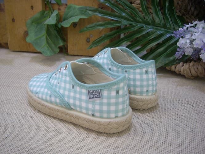 Gioseppo Zapatillas Vichy Verde para niños - Imagen 2