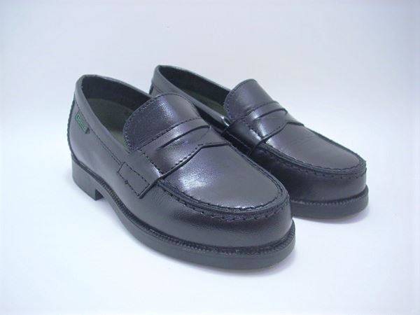 Gorila zapato Colegio Mocasín Negro para niños - Imagen 4