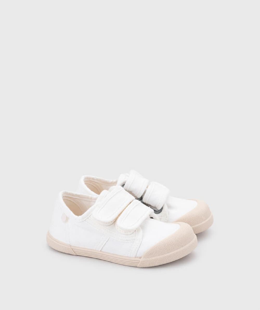 Igor Zapatillas Lona Blanco respetuosas niños - Imagen 1