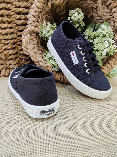 Superga Zapatilla niños lona Marino - Imagen 4