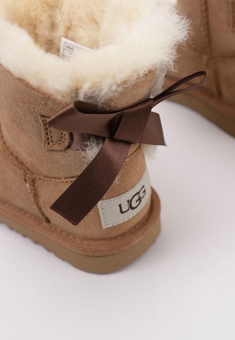 Ugg Mini Bailey Bow II Chesnut niñas - Imagen 1